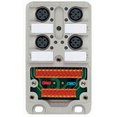 WEIDMULLER SAI-4-M 5P M12 1:1 UT Pasywny rozdzielacz czujnik-siłownik (z przewodem), podstawy, Liczba gniazd stykowych: 4, Liczba biegunów: 5, M12, LED: Nie 1806011000 /2szt./ (1806011000)